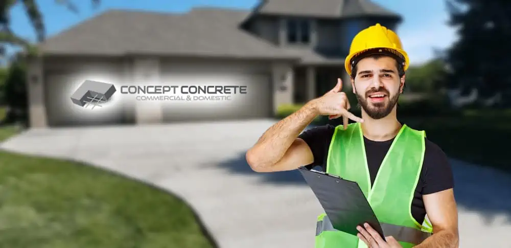 Call Concept Concrete for your driveway installation