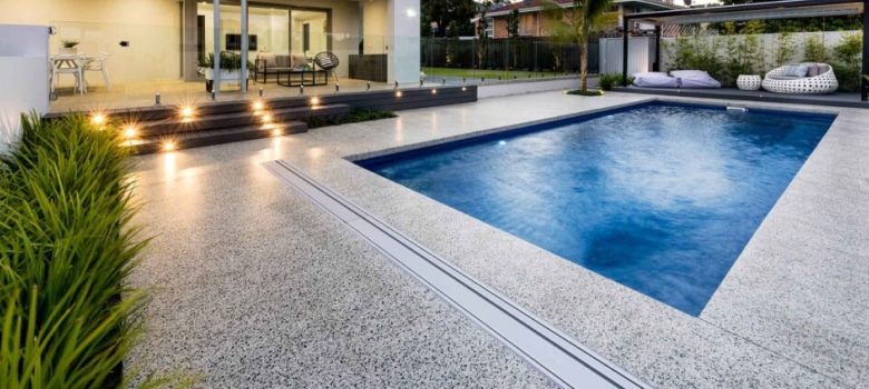 Pros and cons of exposed aggregate around pool in Melbourne 01