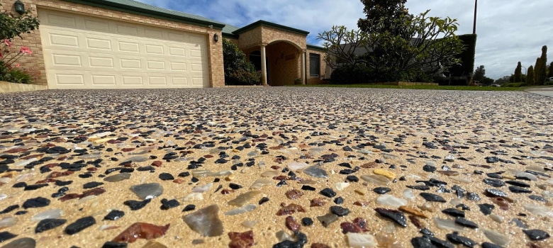 How to do exposed aggregate driveway in Melbourne 02